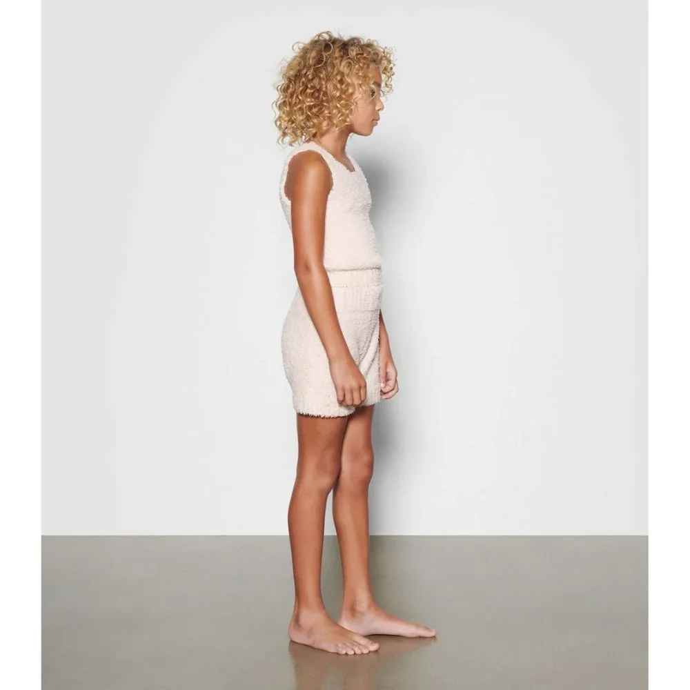 SKIMS Cozy Knit Tank Top Dusk Girls 2/3T‎